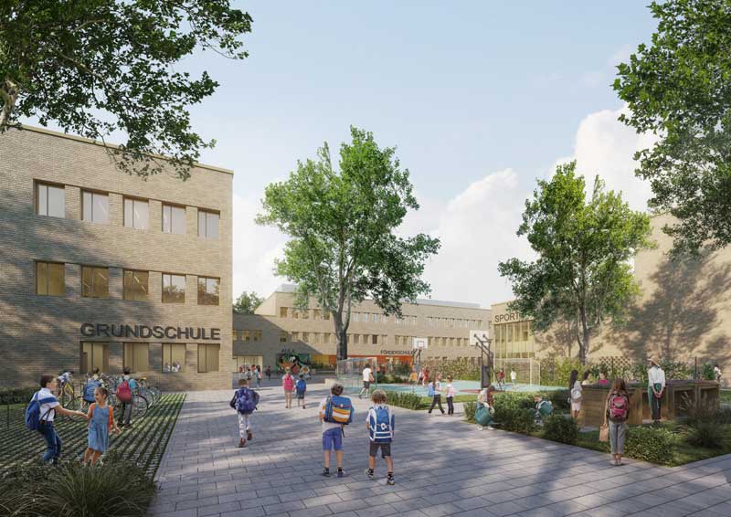 Neubau Grund- und Förderschule, Berliner Straße - Köln Westhoven 