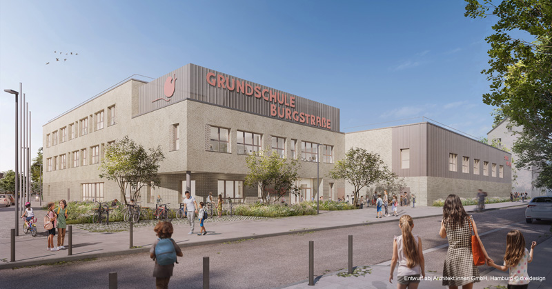 Neubau Grund- und Gesamtschule, Nürnberger Straße 10 - Köln Höhenberg